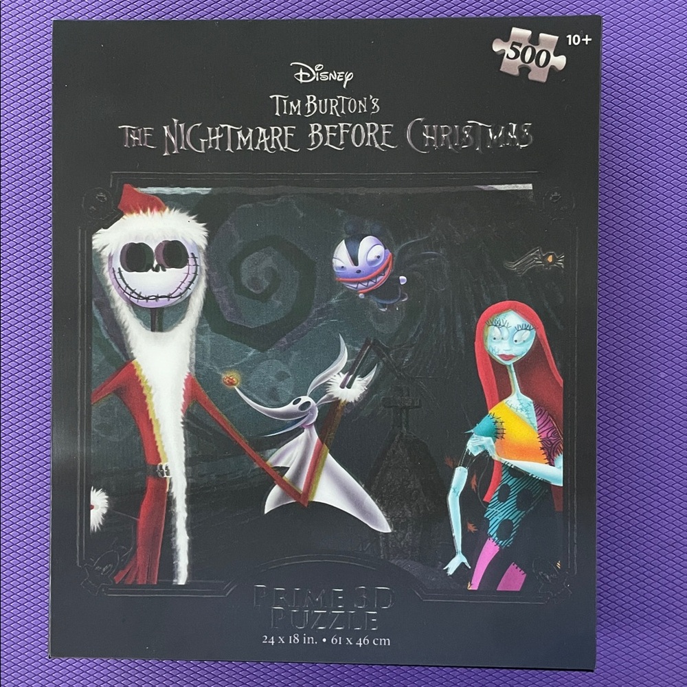 Puzzle - Tim Burton’s Disney The Nightmare Before Christmas 3D Puzzle 500 Pieces